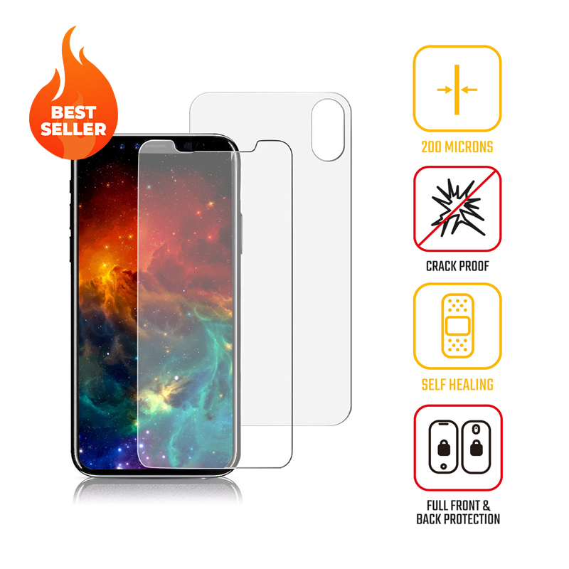 Self-Healing Protective Film Screen Protector Kit for Smartphones