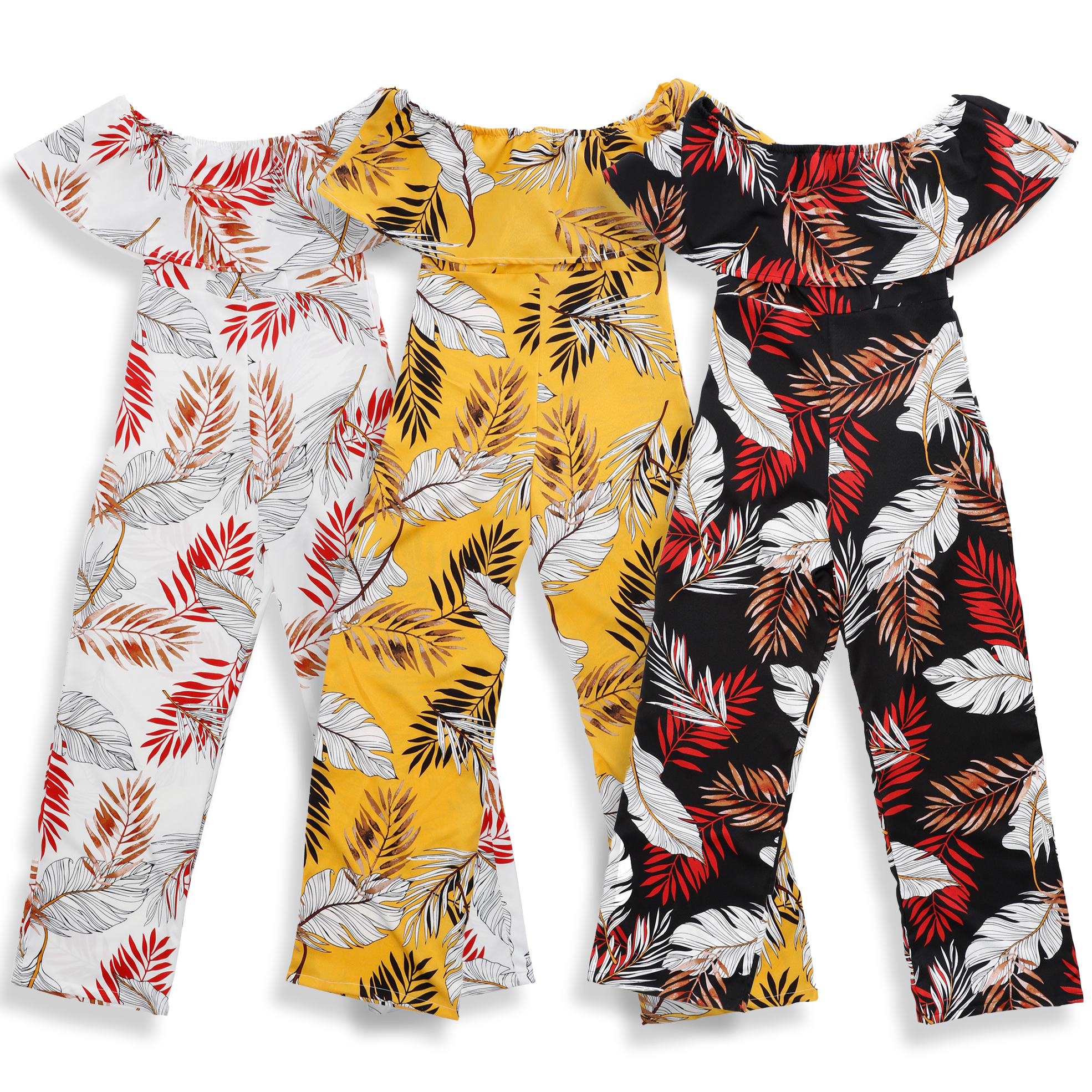 Ladies Floral Off The Shoulder Playsuit