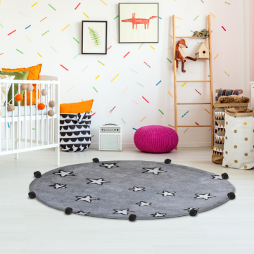 Smart Machine Washable Round Rugs (150 x 150cm)