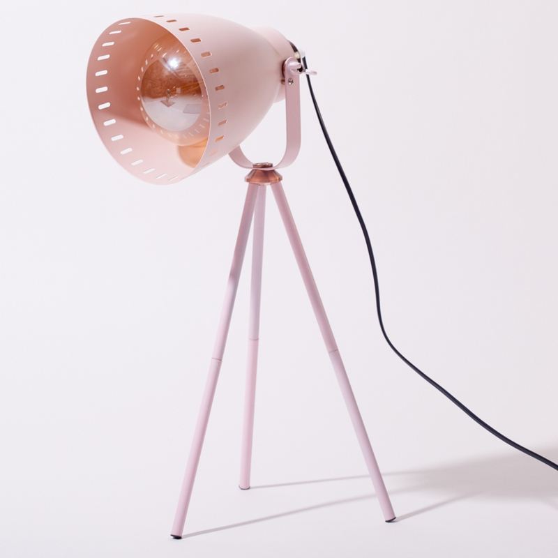 Retro Table Lamp on Tripod Stand