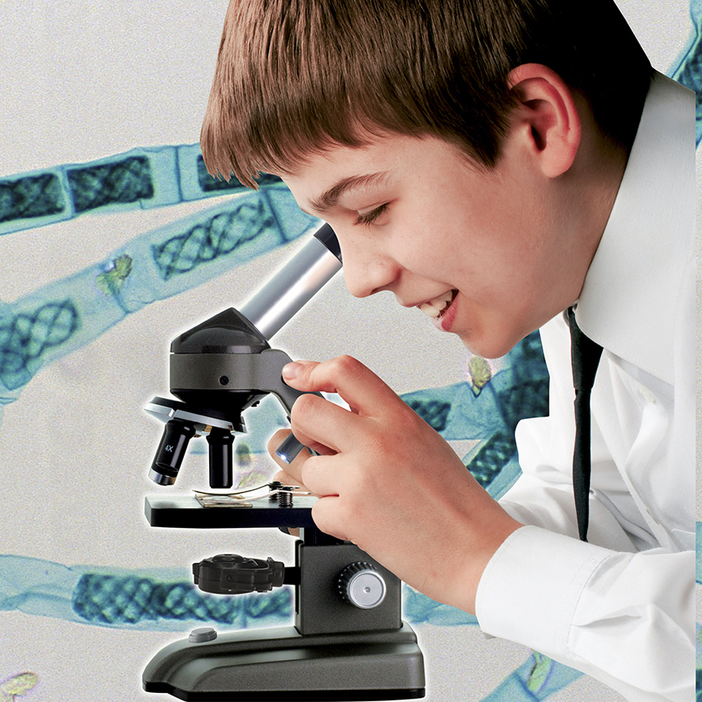 1000x Optical Microscope with Dual Lights