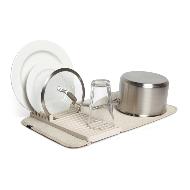 Udry Mini Linen Dish Rack & Drying Mat