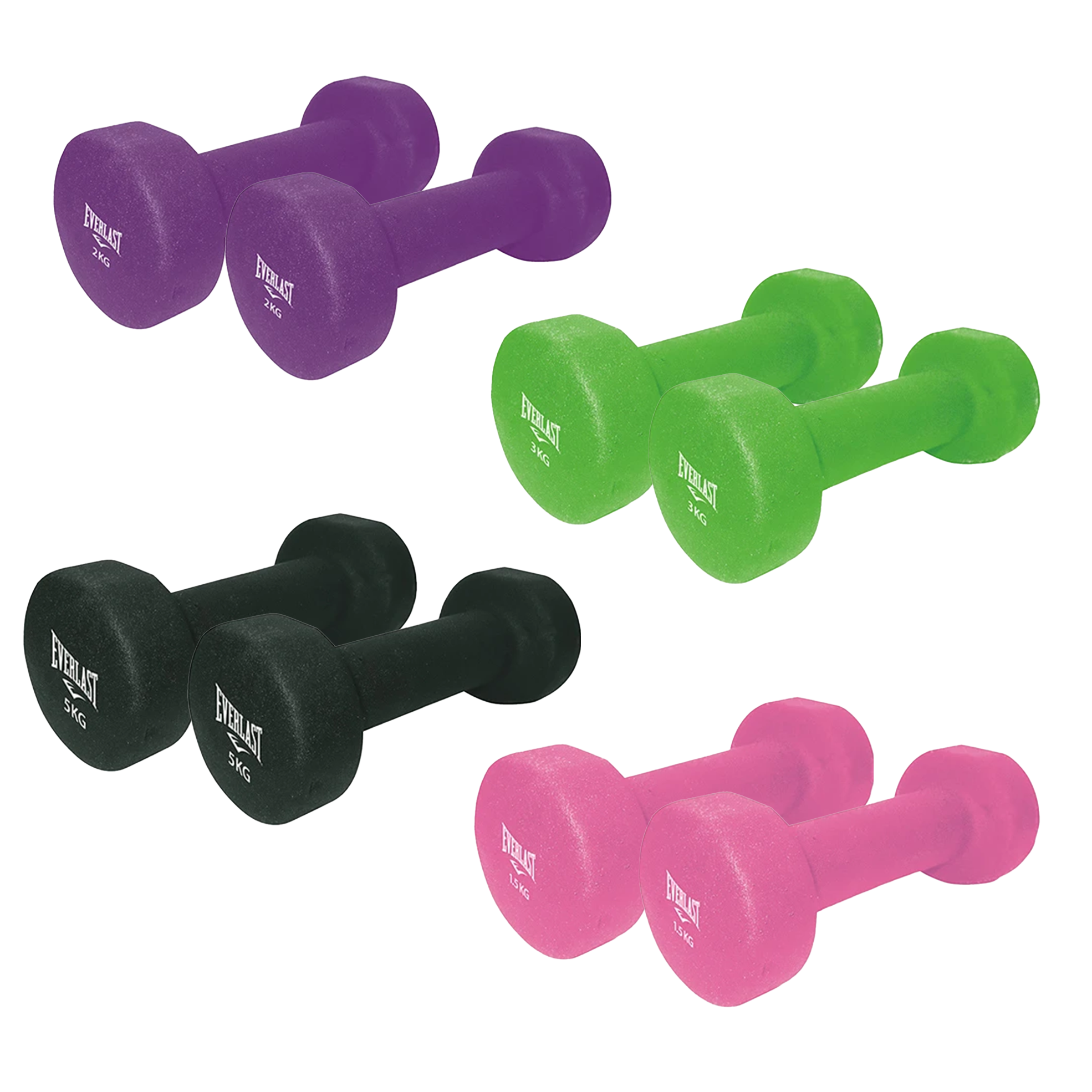 1.5kg to 7kg Dumbbell Sets
