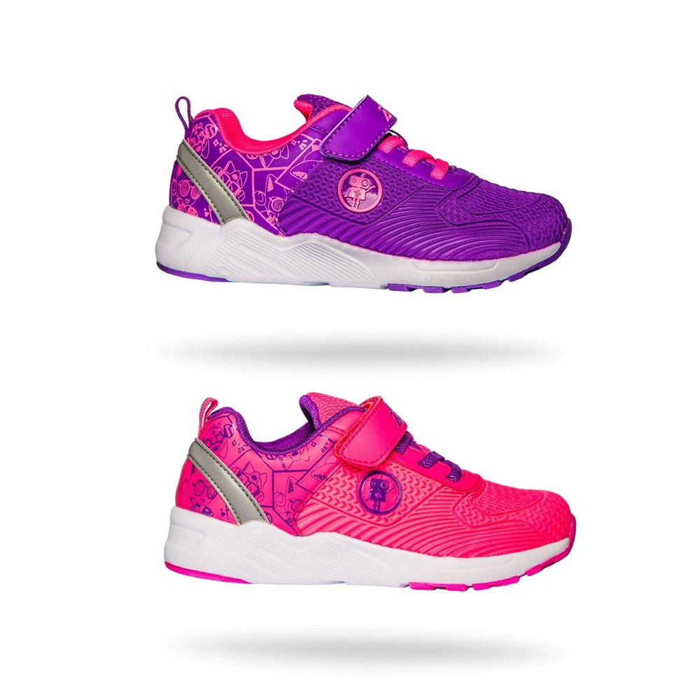 Aurora Girl's Velcro Strap Sneakers