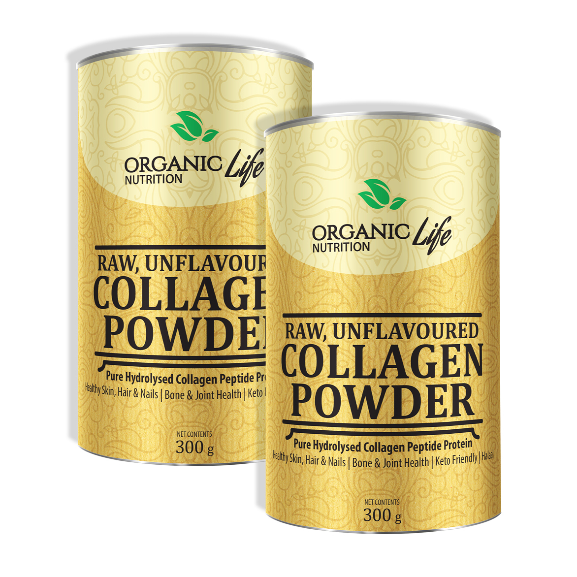 Pack of 2 x 300g Pure Hydrolysed Collagen Powder