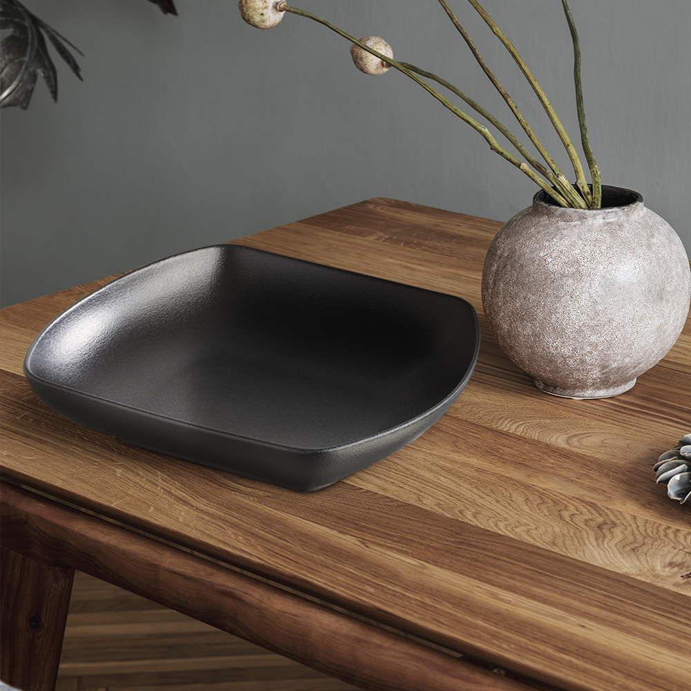 Set of 4 20cm Club Deep Square Plates