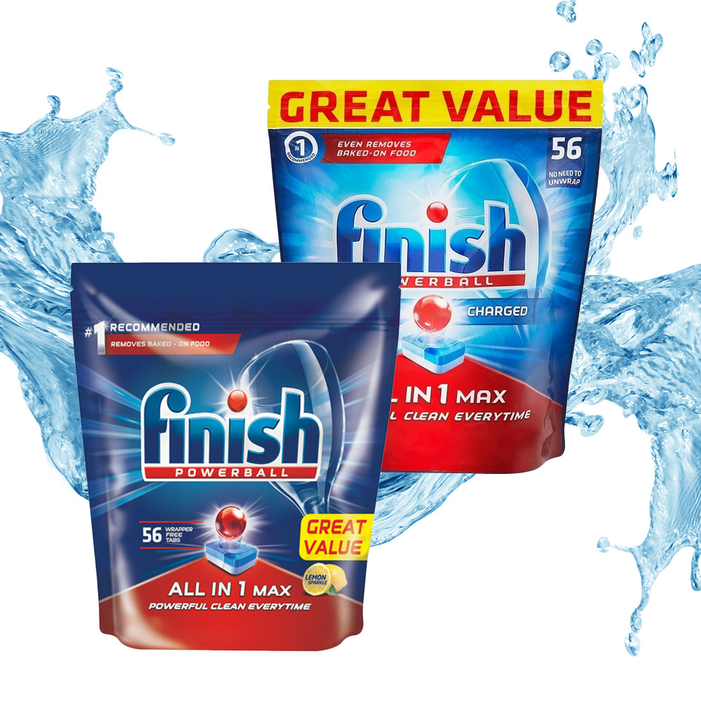 Pack of 2 Auto Dishwashing All in One Tablets 56's