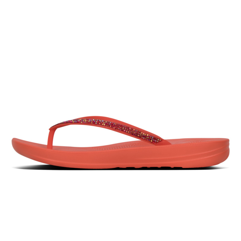 Ladies iQushion Sparkle Ergonomic Flip-Flops