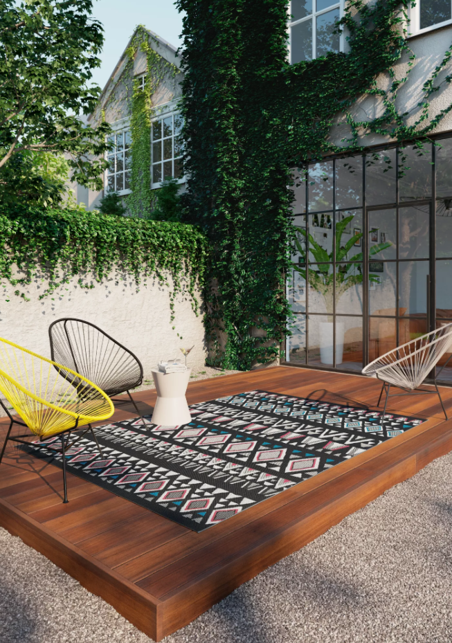 Blue, Red & Cream Modern