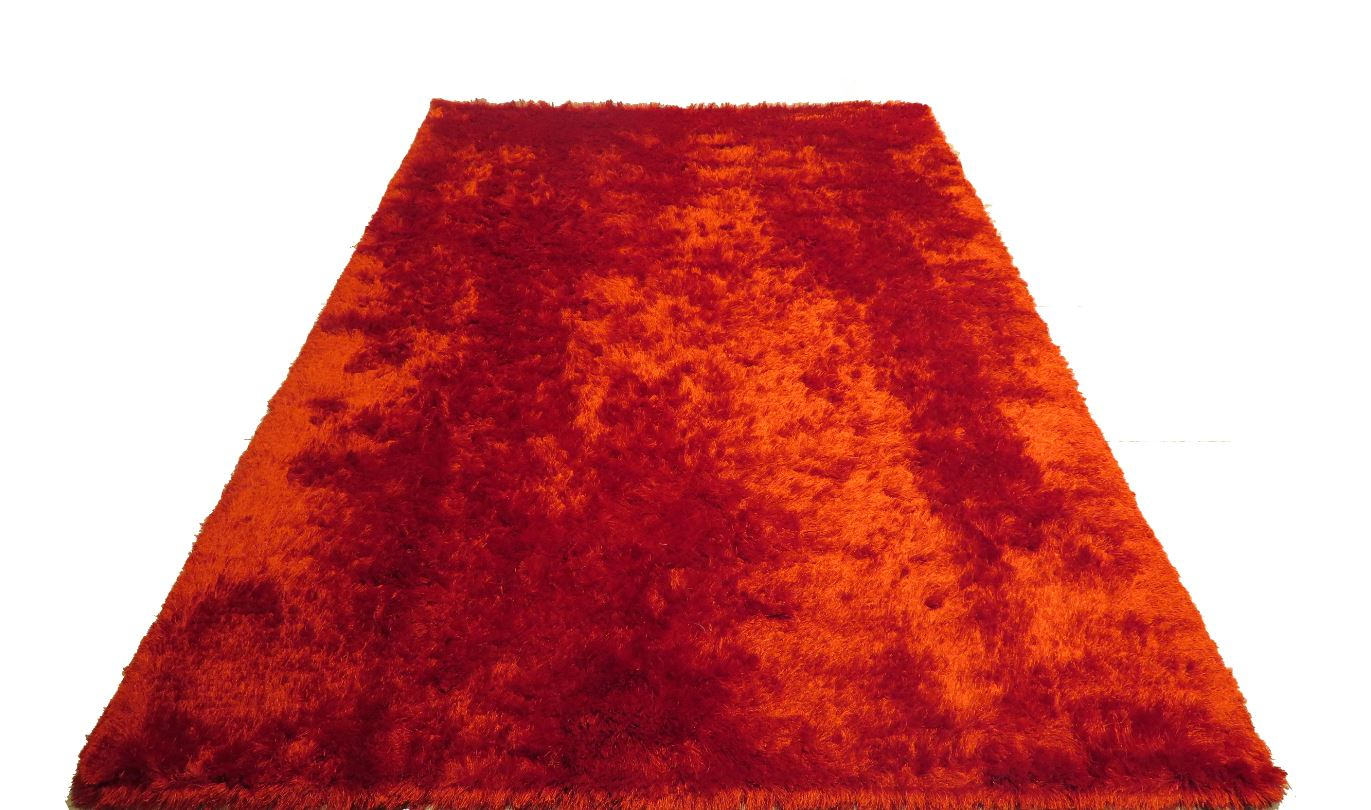 Bright Red Handmade Shaggy: 27385