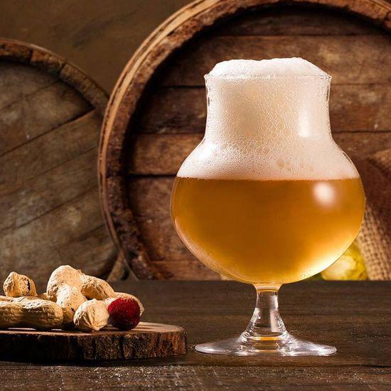 Set of 6 485ml Belgium Craft Beer Glasses