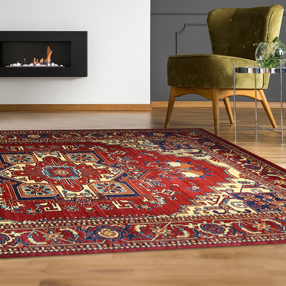 Red Medallion (Rectangular)