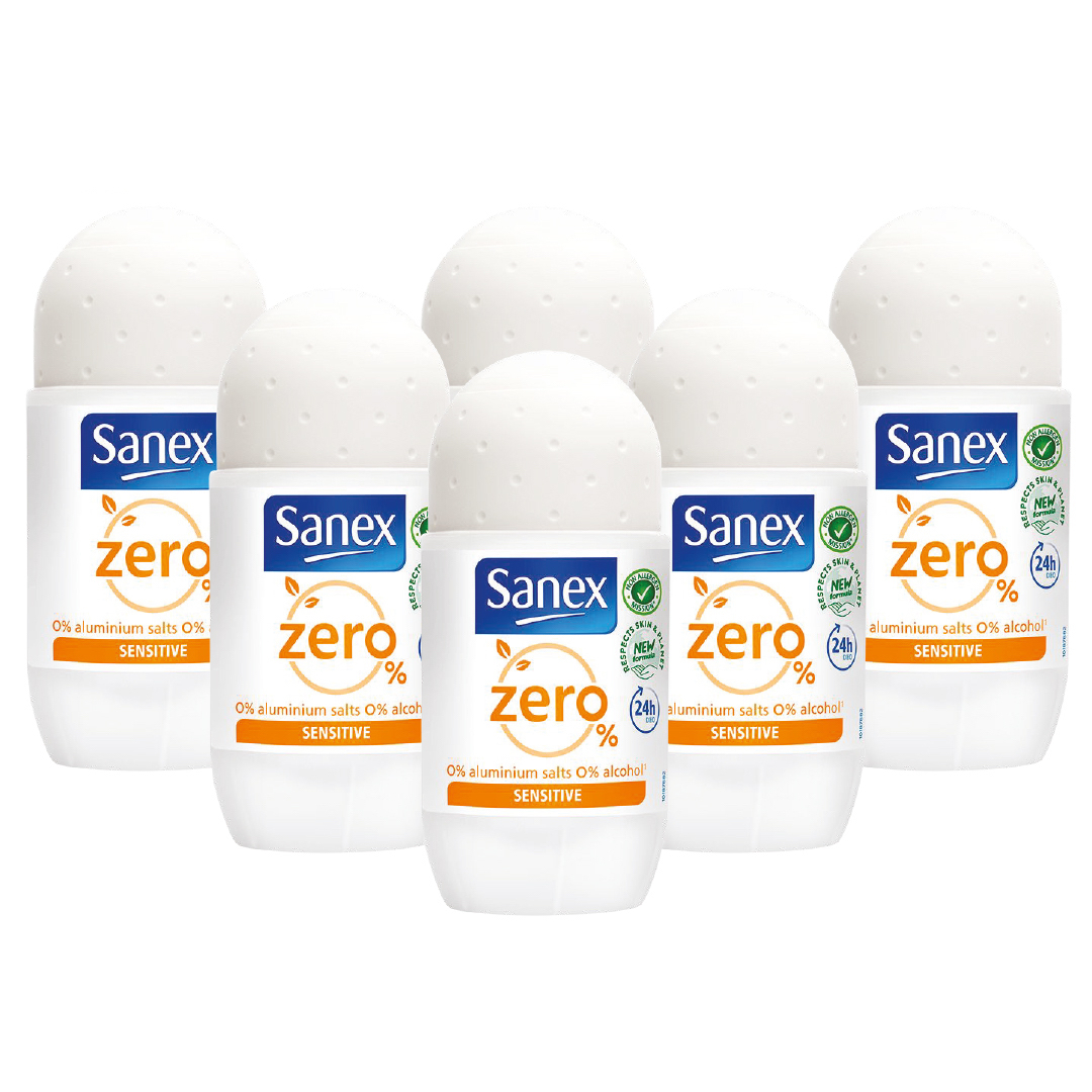 Pack of 6 50ml Anti-Perspirant Roll-On