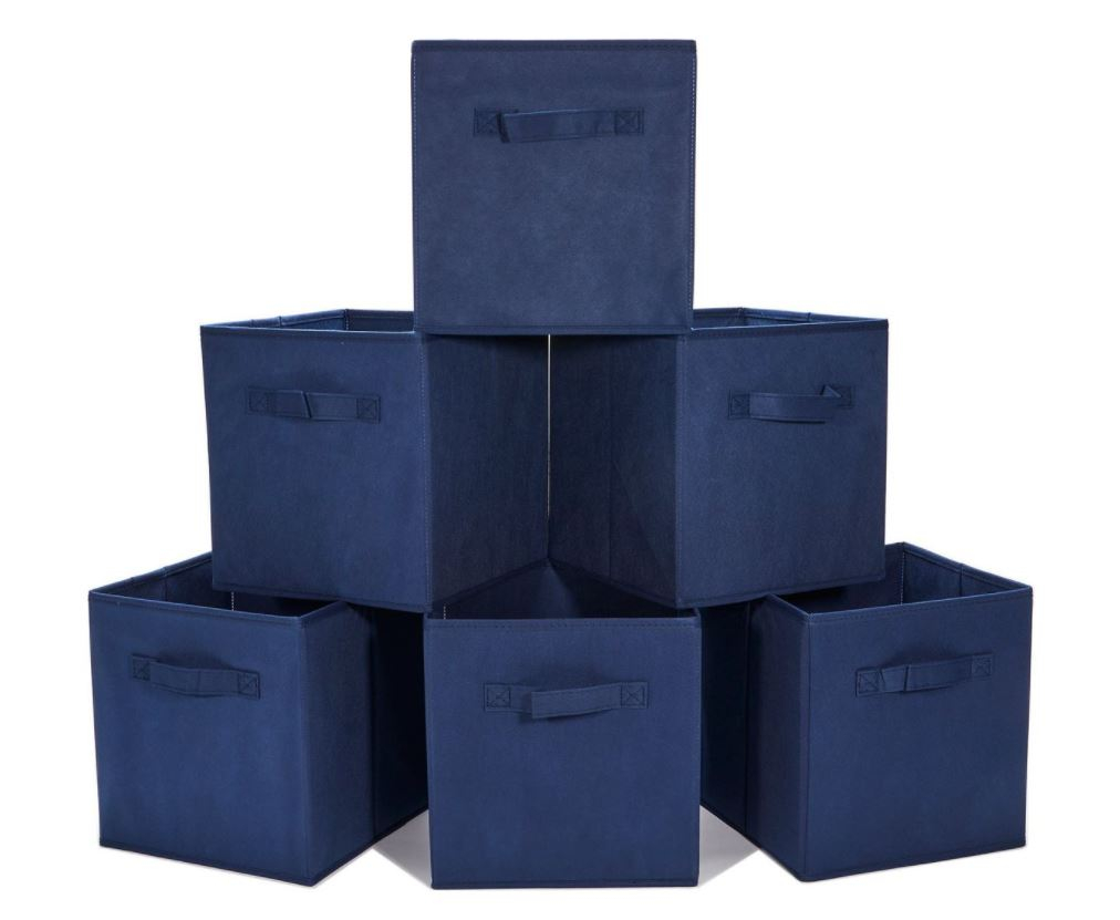 Pack of 6 Foldable Storage Bins