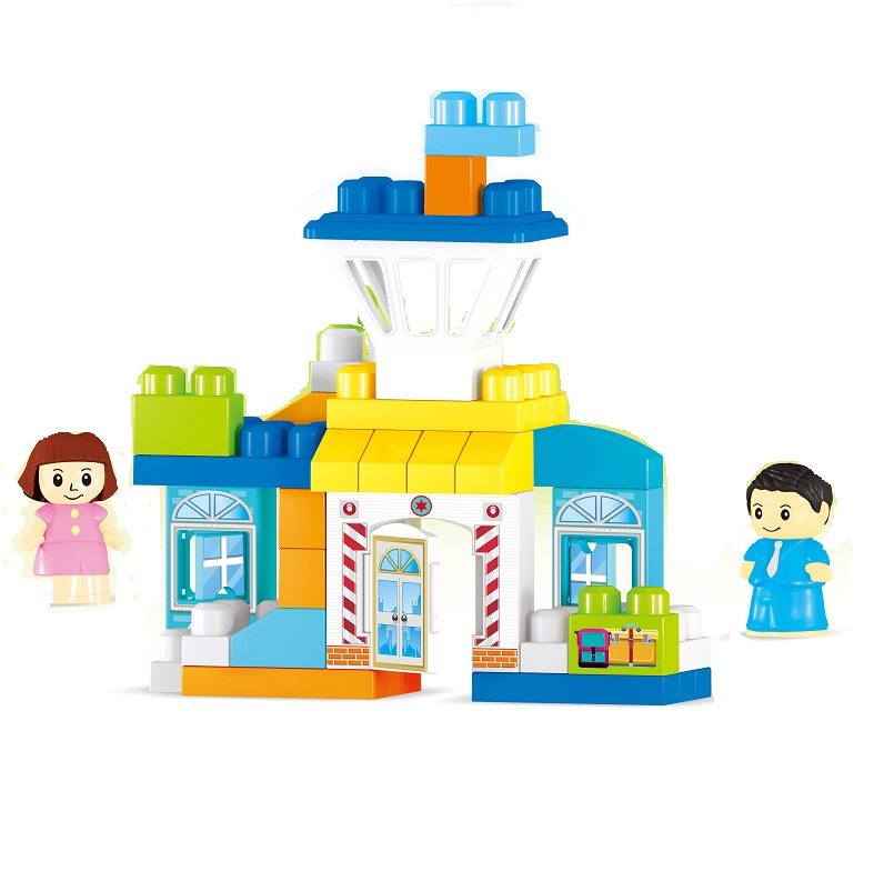 38 Piece Big Block Airport Tower