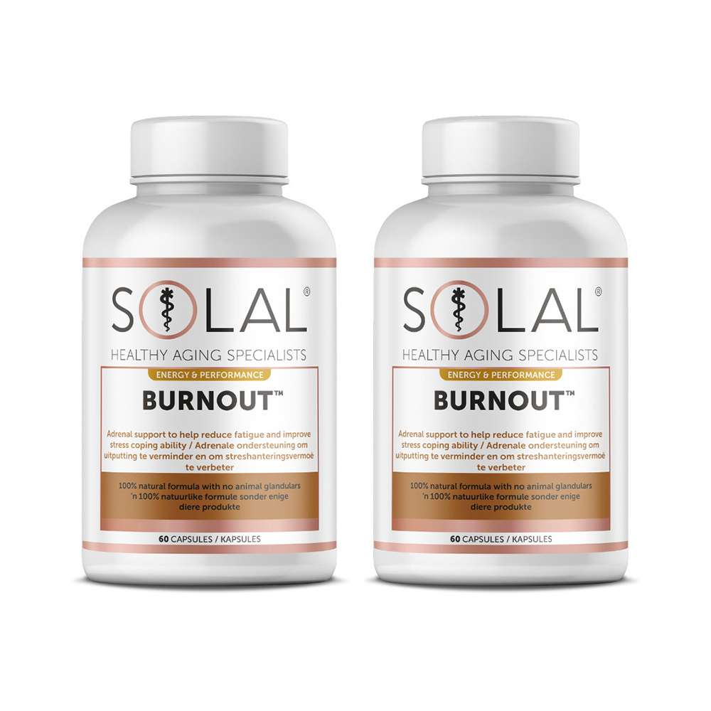 Pack of 2 Burnout Adrenal Support Tablets (120 Tablets)