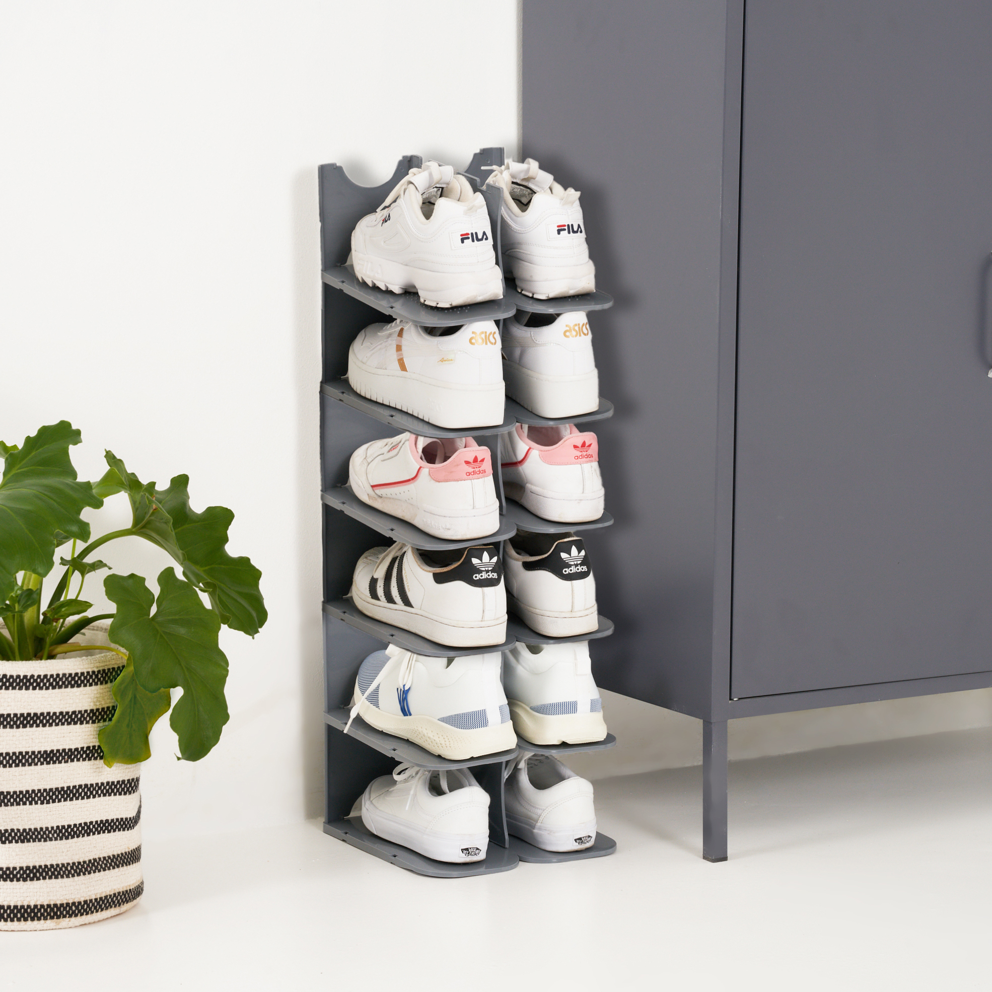 Stackable Pillar Shoe Organiser
