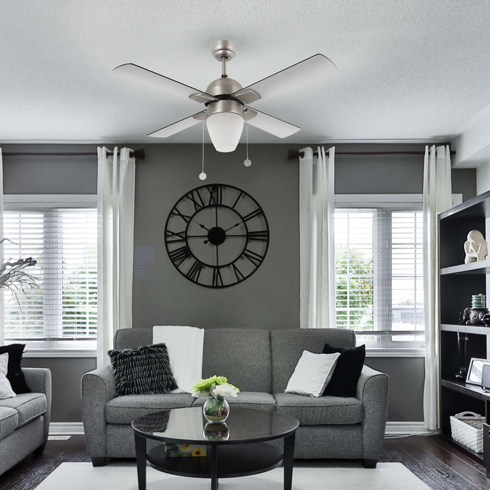 Matt Silver Wentworth Ceiling Fan