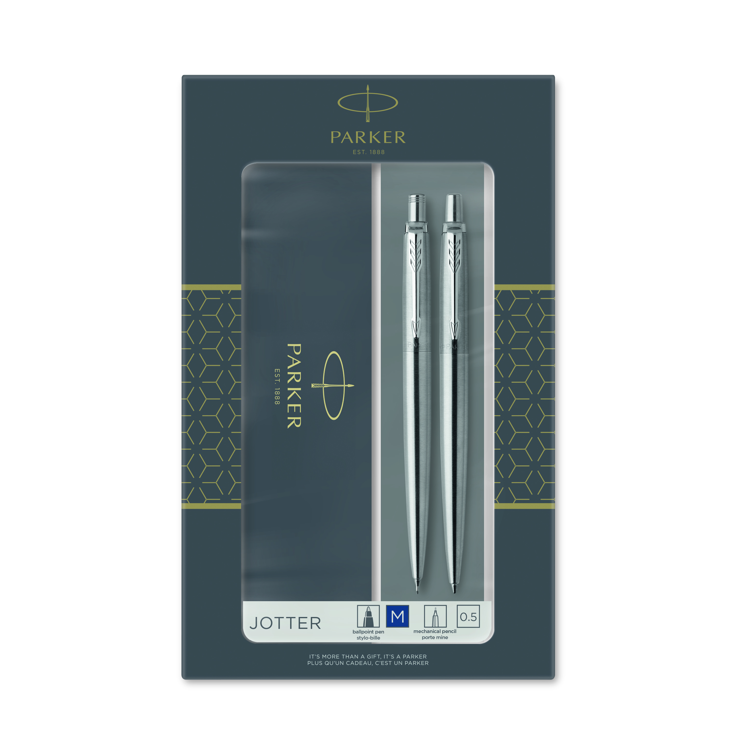 Jotter- Pen & Pencil Set SS Chrome