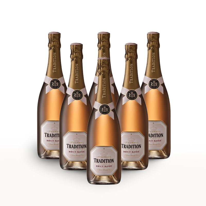 Tradition Brut Rosé (R123.16 Per Bottle, 6 Bottles)
