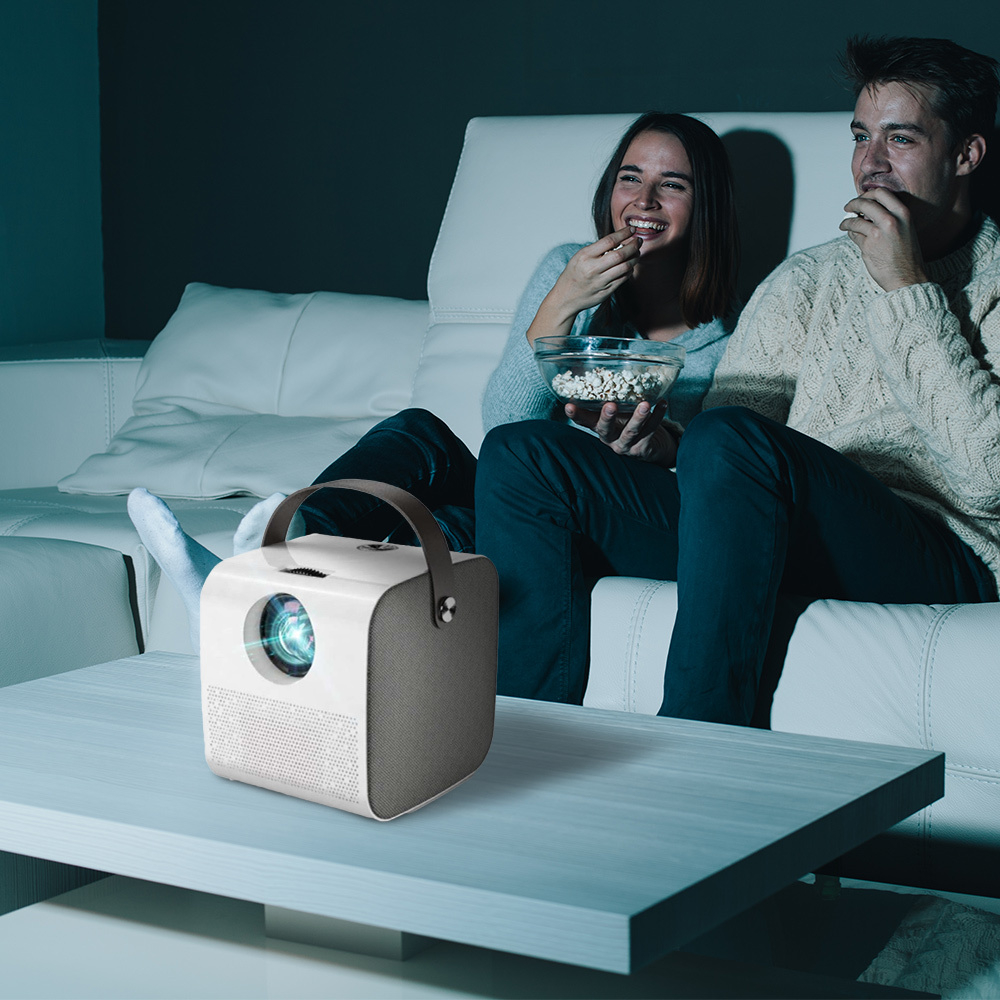 Portable Mini Home LED Projector with Bluetooth Speaker