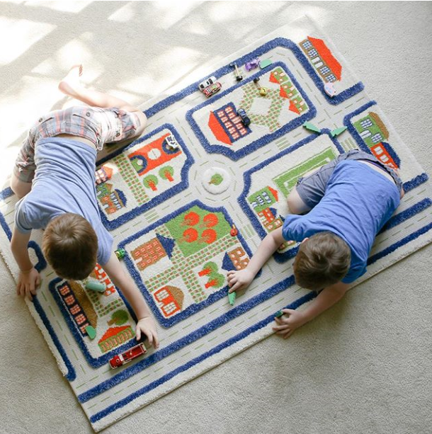 3D Children's Traffic Play Time Carpets