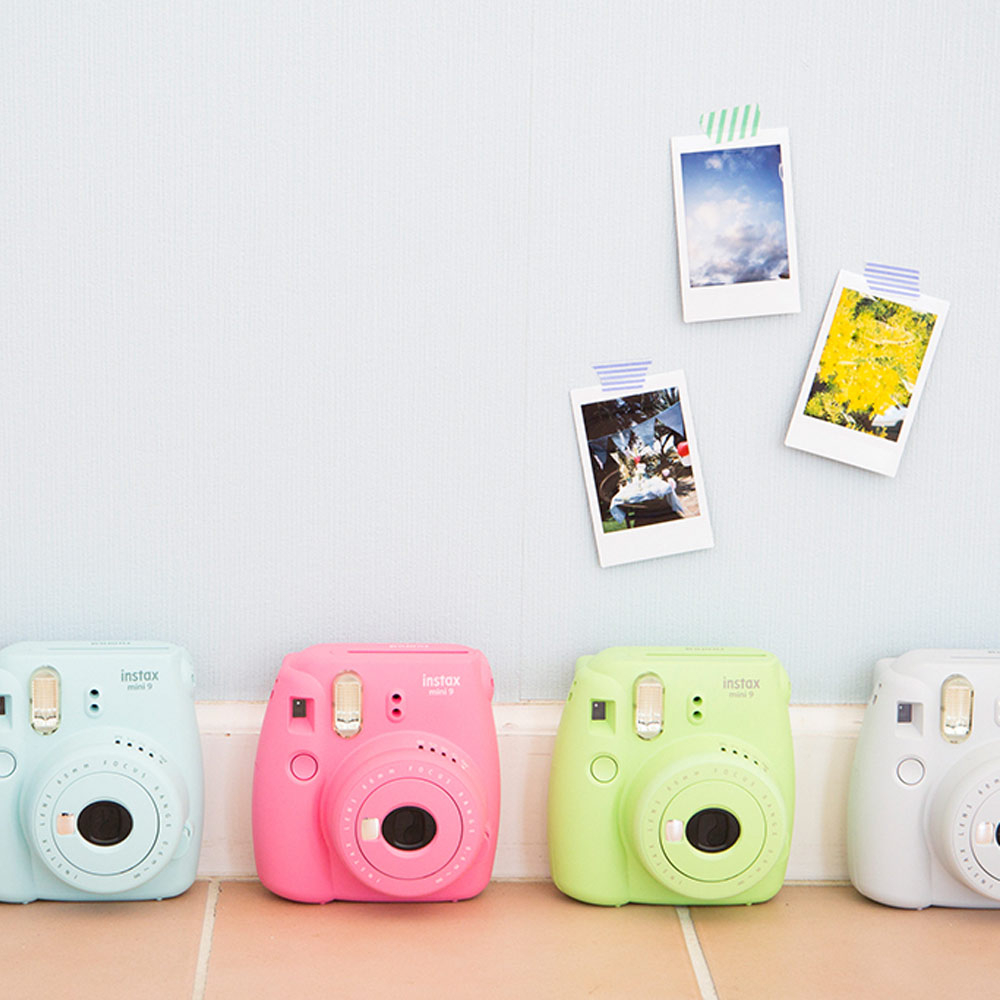 Mini 9 Camera, Instant Film and Tear Drop Bag