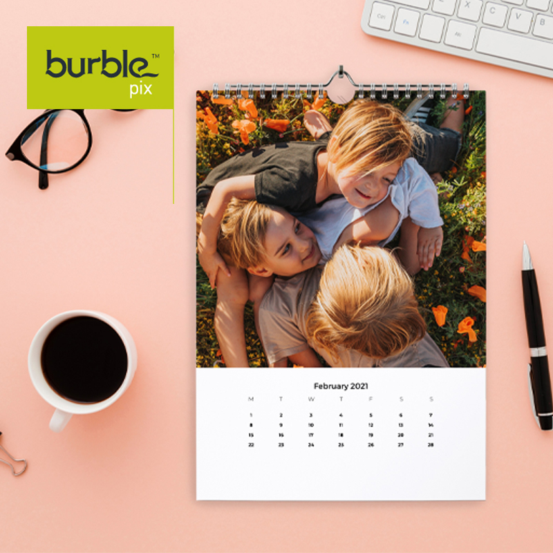 13-Page A3 Wiro Bound Personalized Calendar