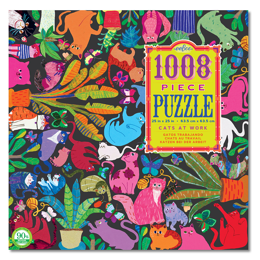 Cats at Work 1008 Piece Puzzle