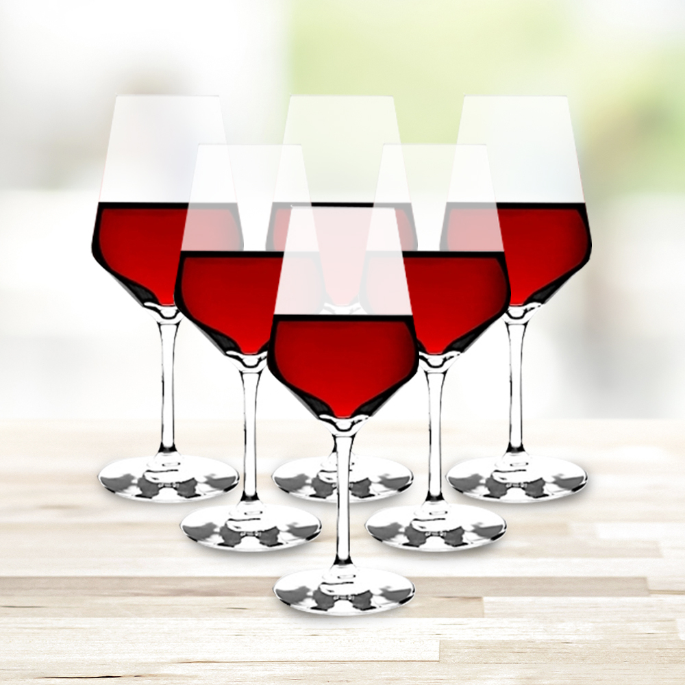 Set of 6 490ml Revolution Power Red Wine Glasses