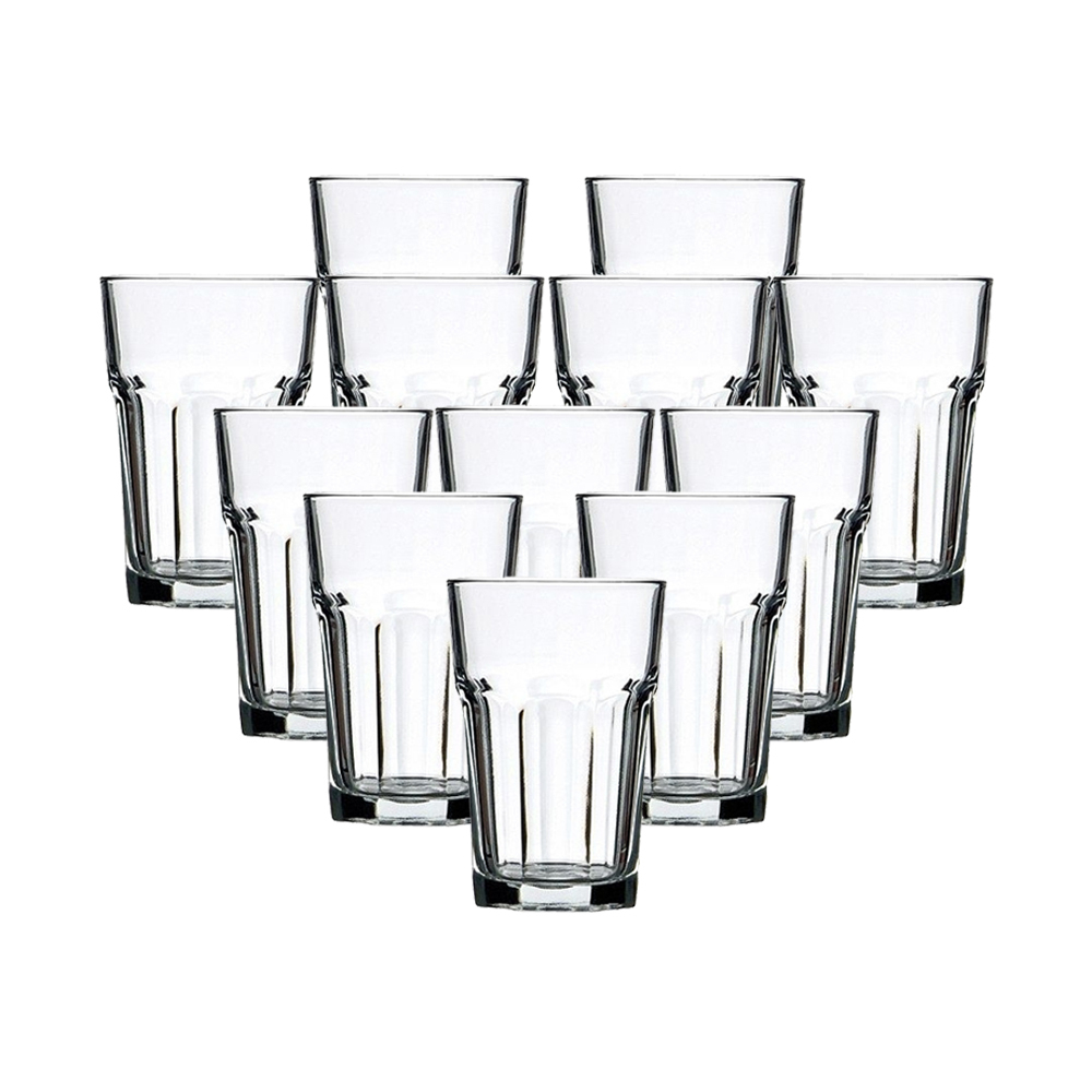 Set of 12 Glass Tumblers
