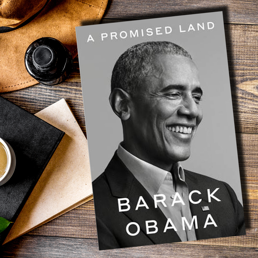 A Promised Land Hardcover Book