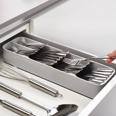 Compact Space Saving Cutlery Organiser