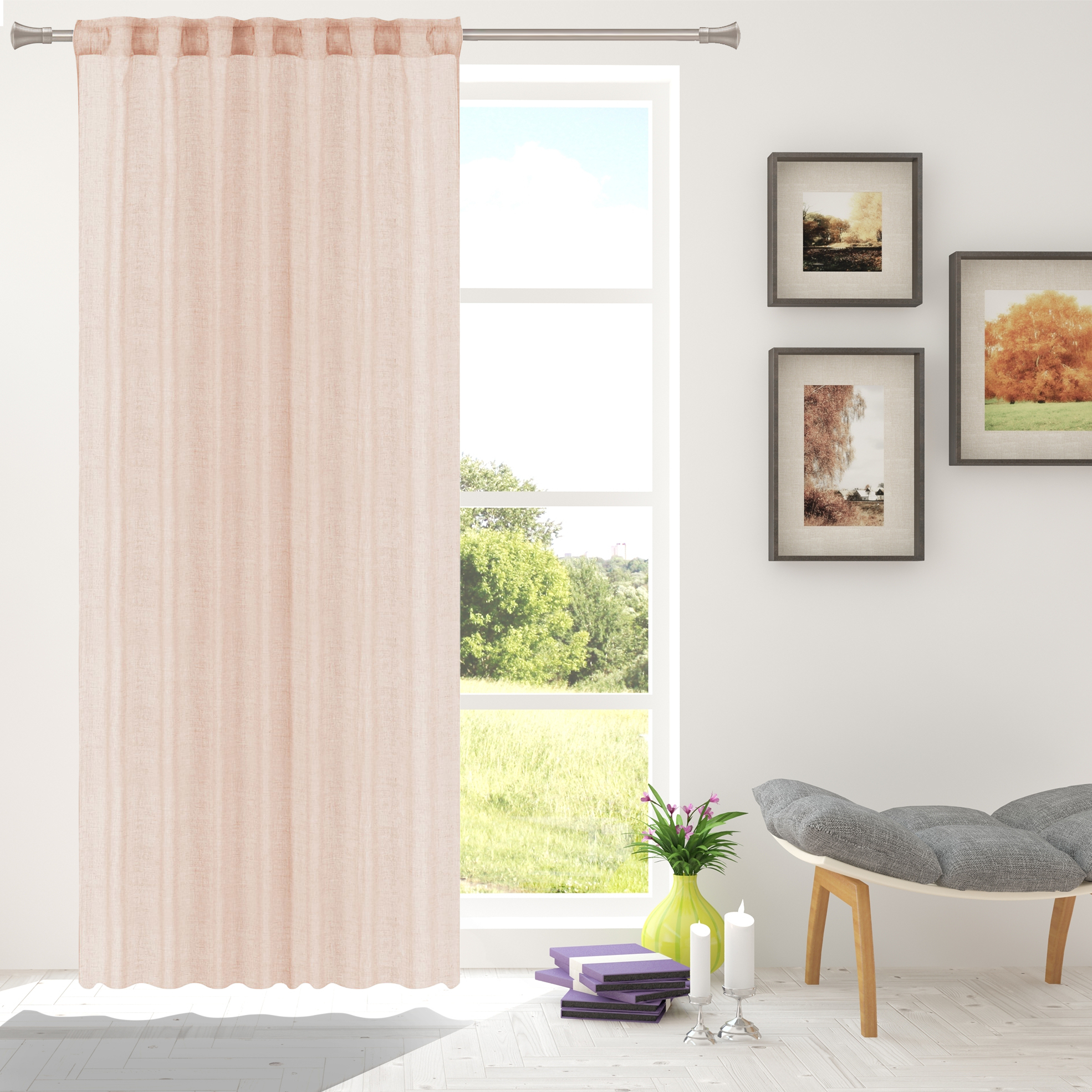 Semi-Sheer Textured Soho Curtains