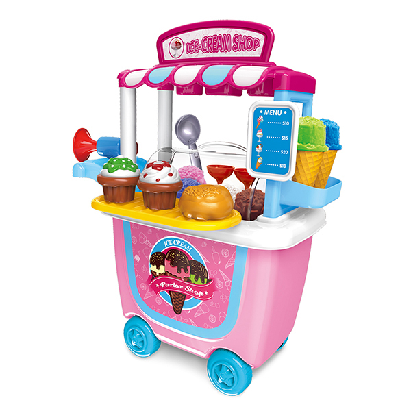 31 Piece Ice Cream Trailer Playset