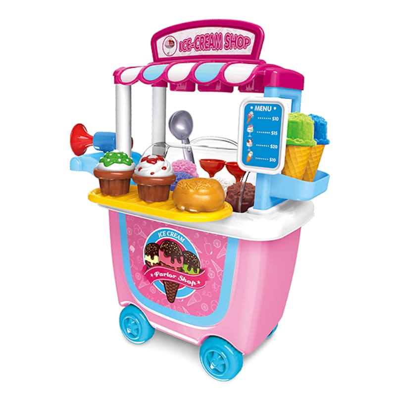 31 Piece Ice Cream Trailer Playset
