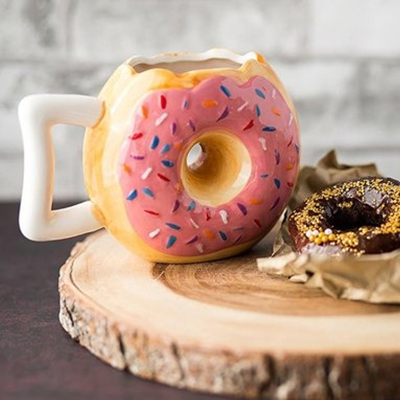 3D Ceramic Donut Coffee Mug