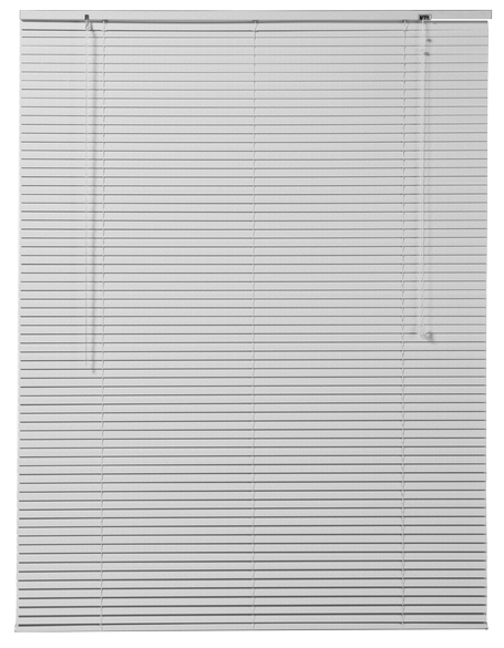 Set of 2 White PVC Venetian Blinds