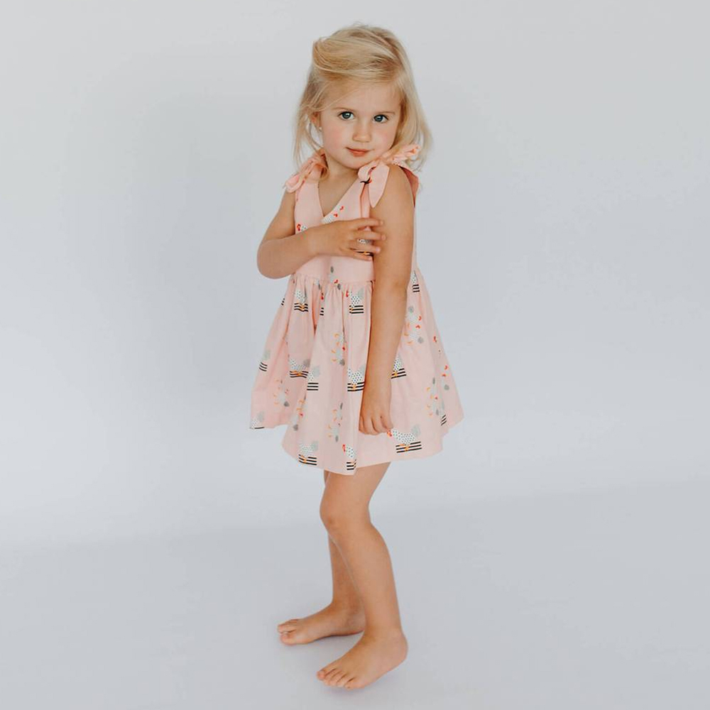 Pink Chickens Dress