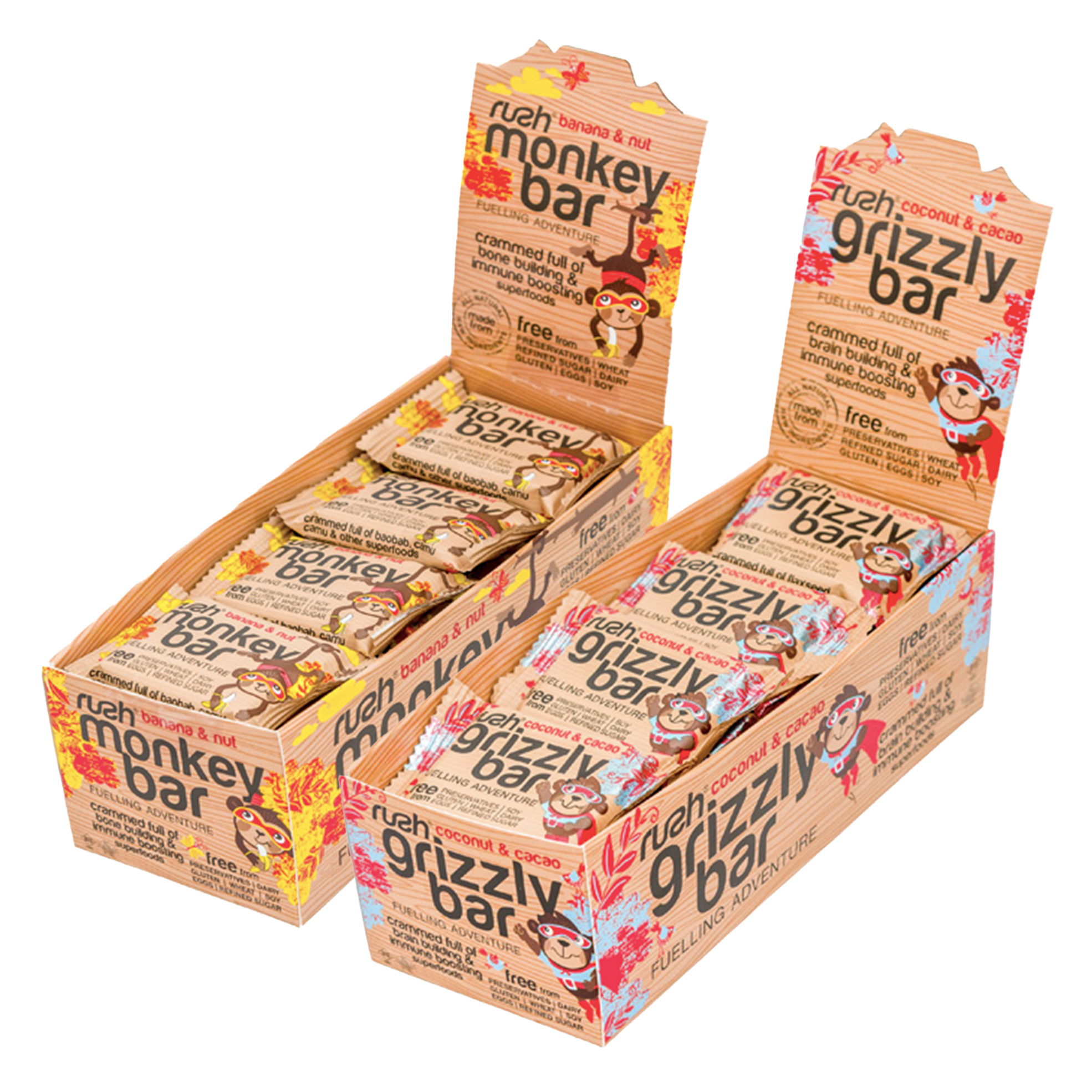 Pack of 40 Raw Kid's Energy Bars