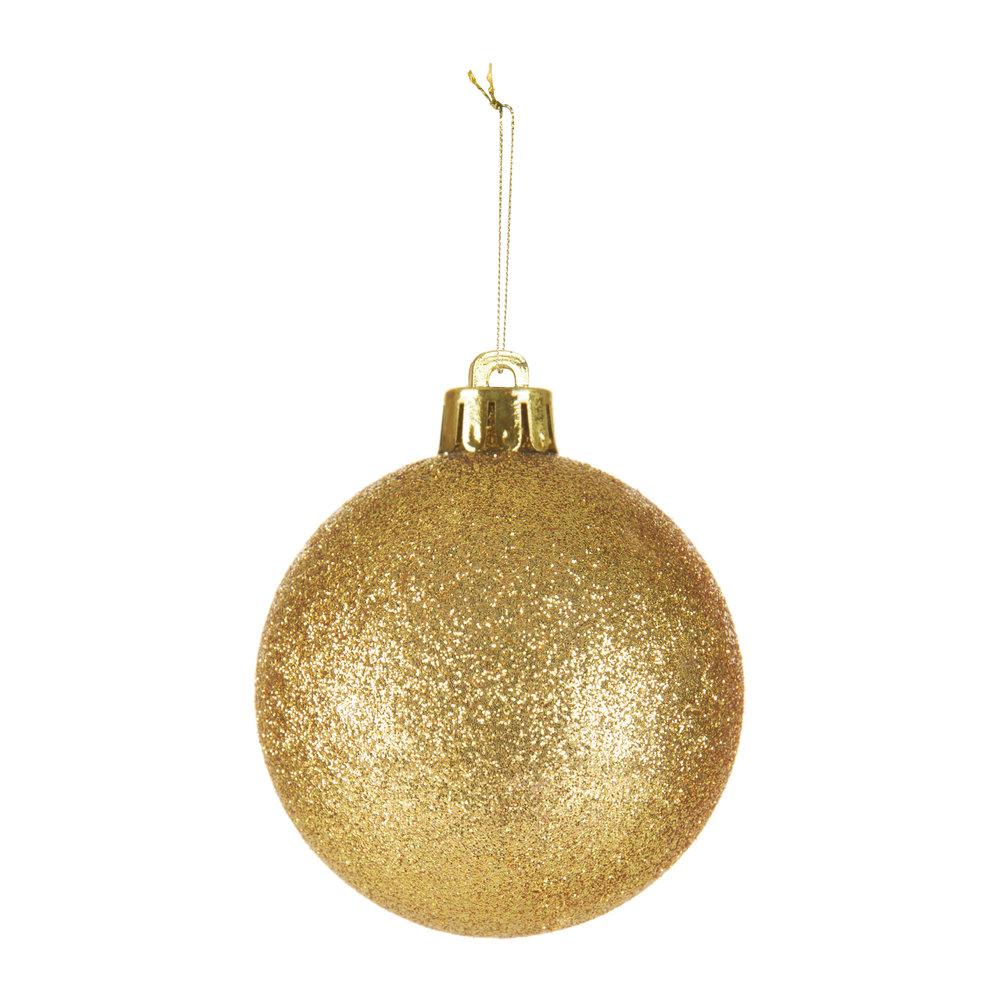 Gold glitter ball