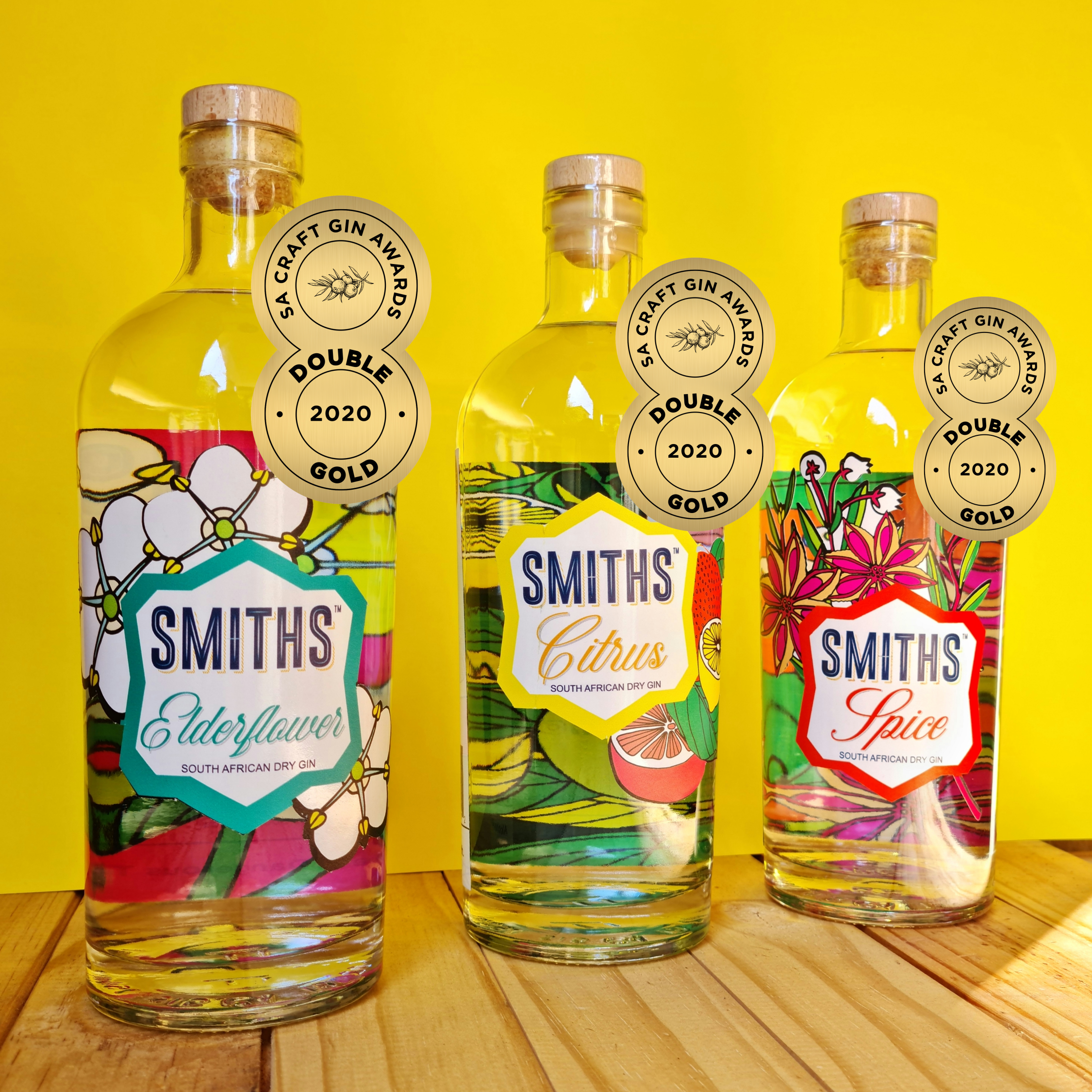 750ml Elderflower, Citrus or Spiced Dry Craft Gin