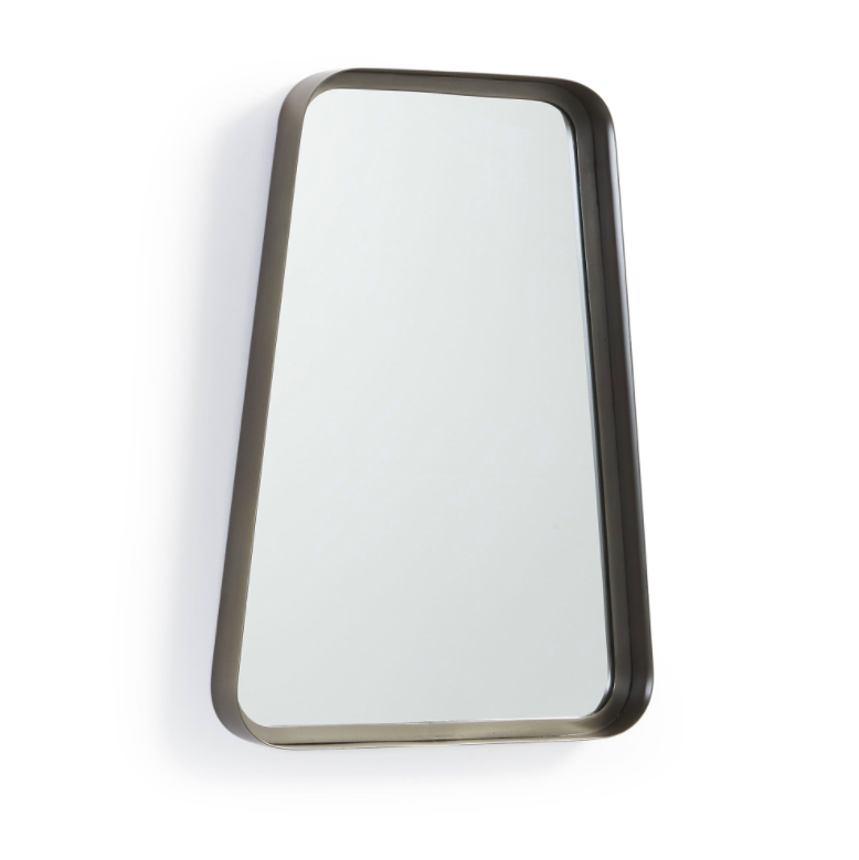 ROUTE Mirror in Metal Frame with Zinc