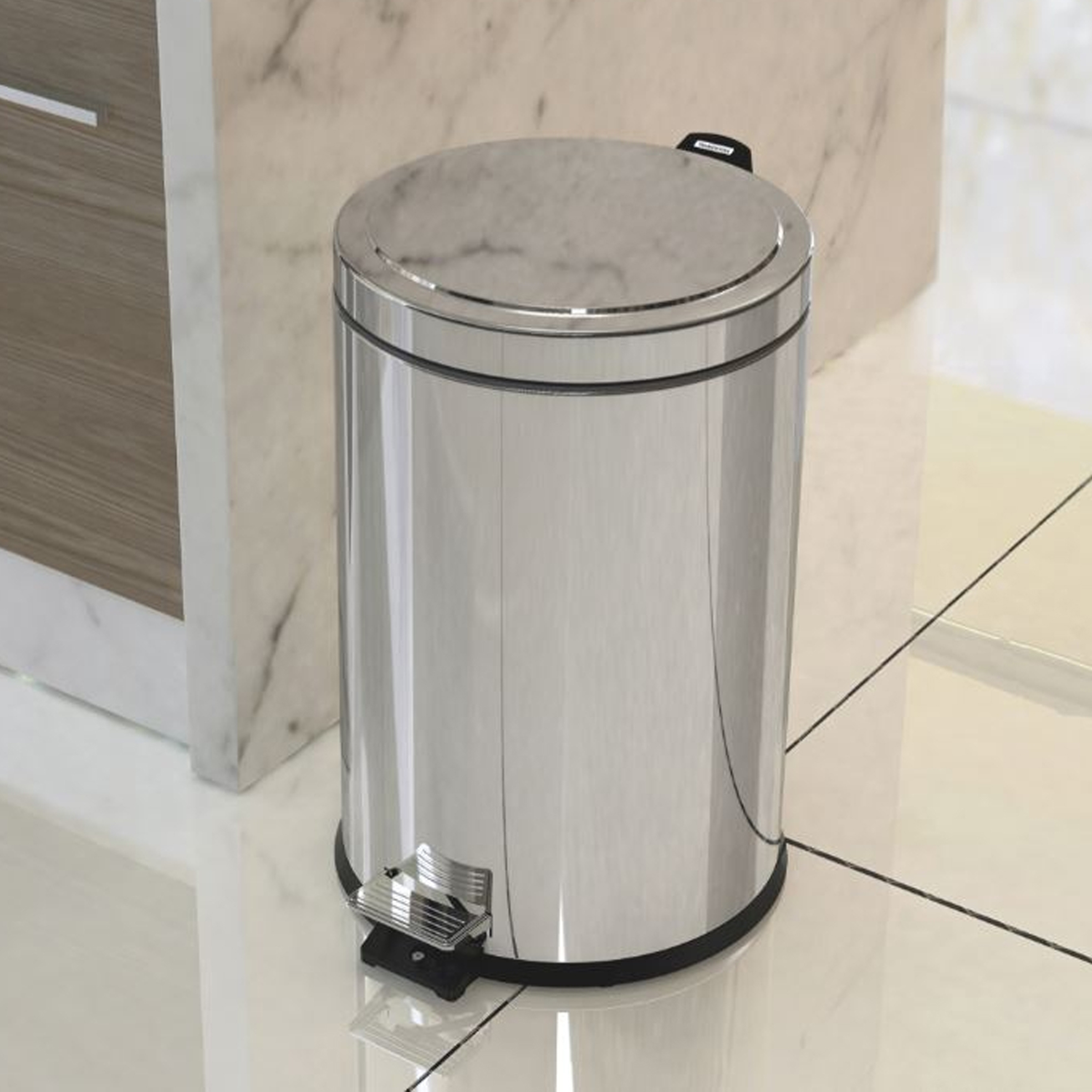 20L Stainless Steel Pedal Trash Bin