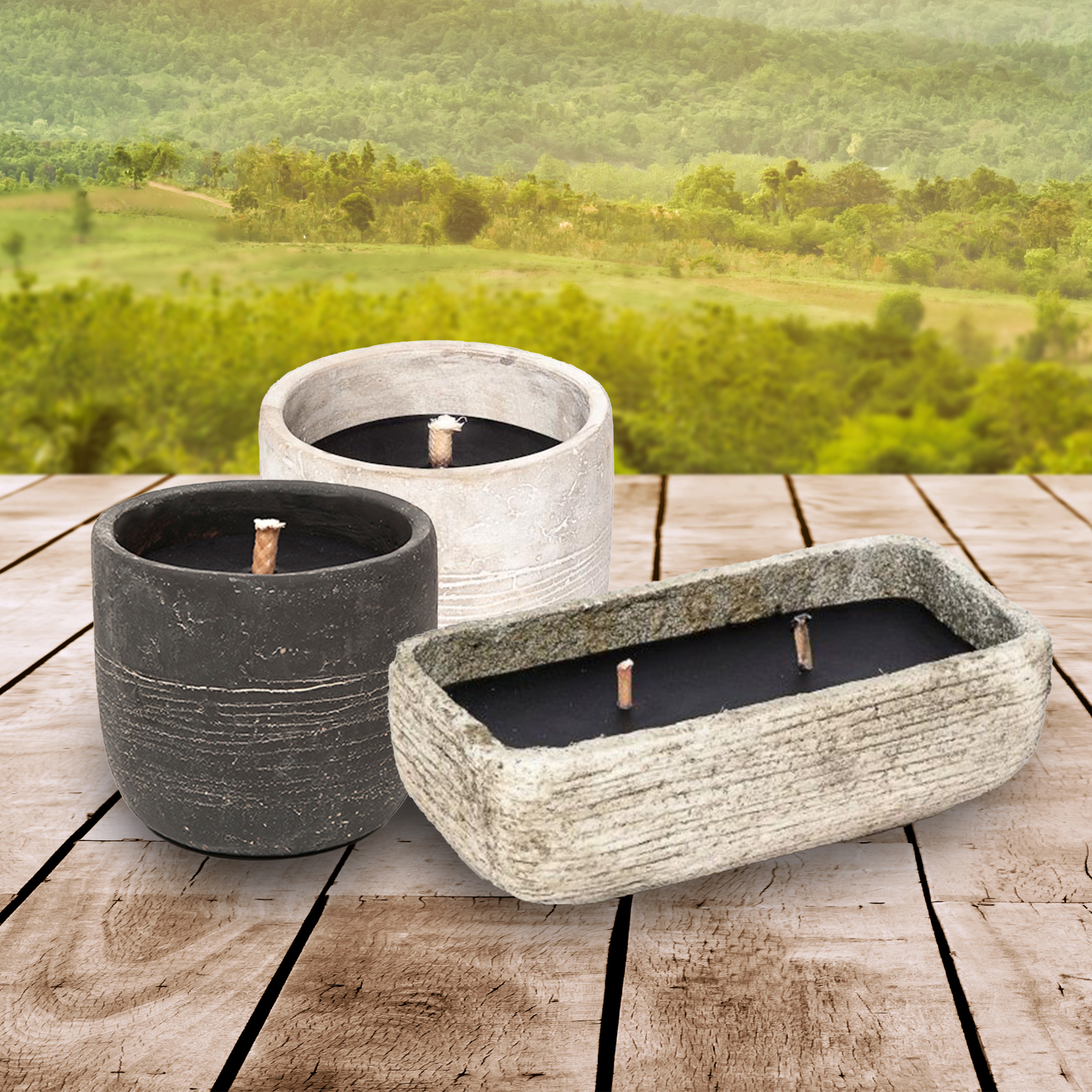 Outdoor  Sustainable Candles