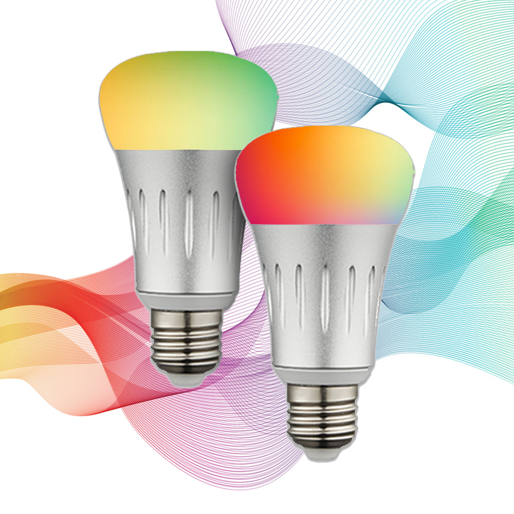 Pack of 2 Dimmable Full Colour Smart WiFi Light Bulbs