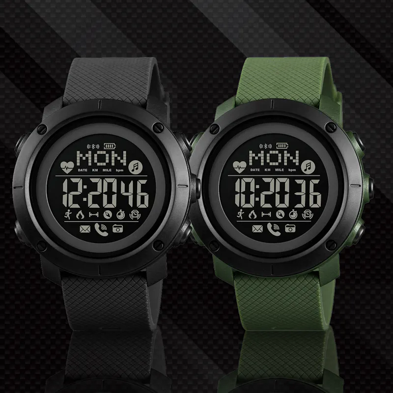 Men's Smart Heart Rate Monitor Bluetooth Watch (Model No: 1512) Men's Smart Heart Rate Monitor Bluetooth Watch (Model No: 1512)