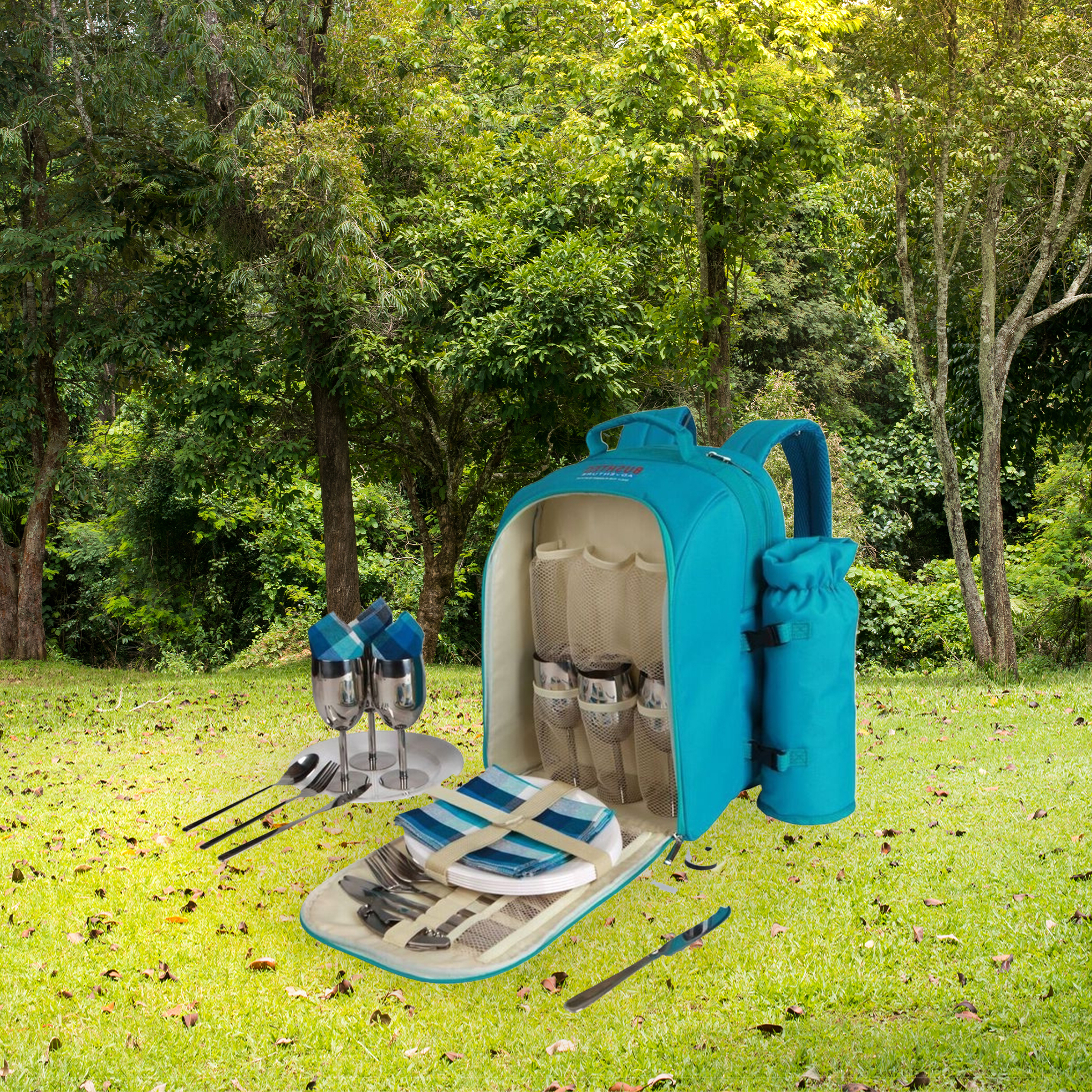6 Person Picnic Backpack