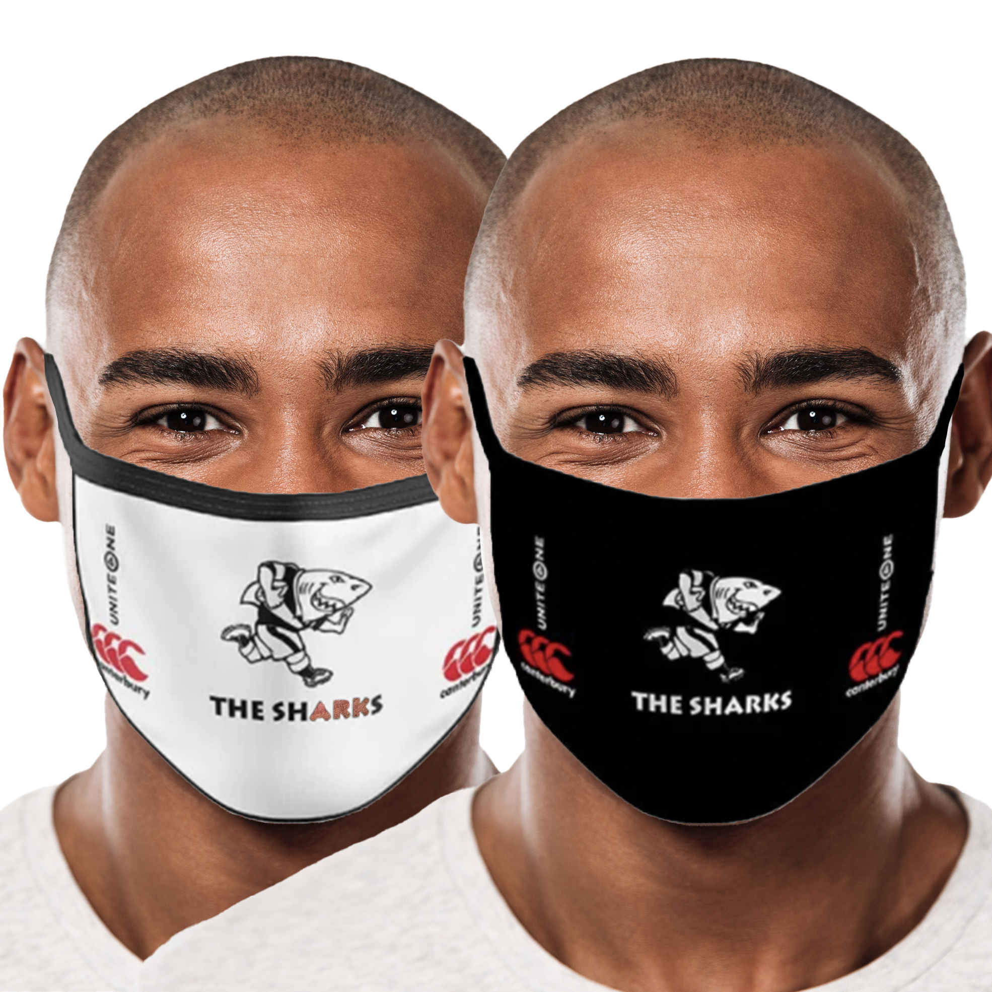 Pack of 2 Sharks or Lions Face Masks
