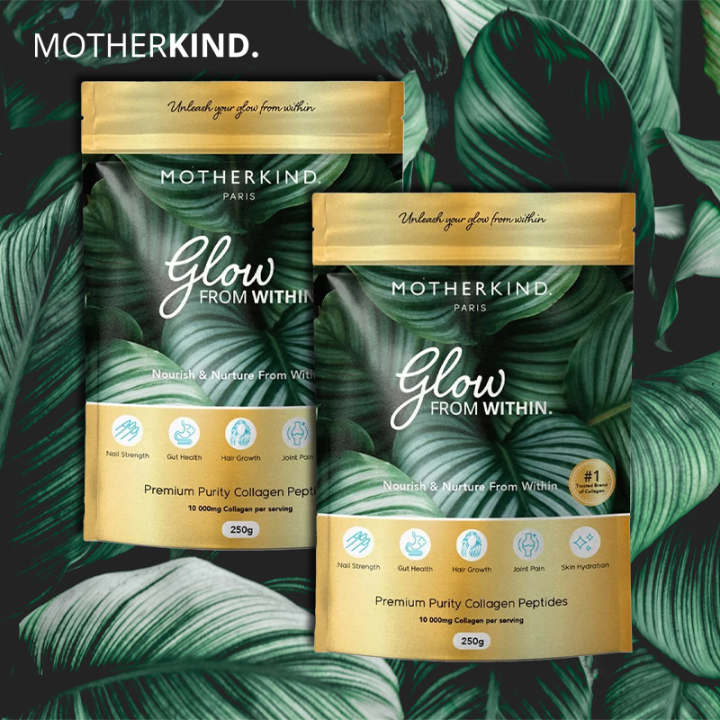 Pack of 2 or 3 250g Glow 100% Pure Hydrolyzed Collagen Powder